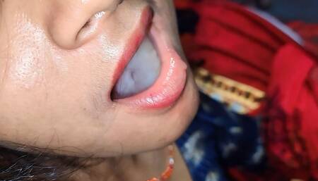 Desi Bhabhi's Boyfriend Cums for the First Time in Hindi Audio