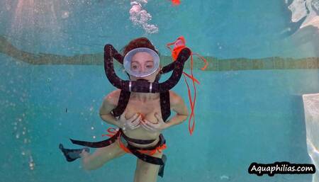 Aquaphilias- Constance- Double Hose SCUBA Orgasms