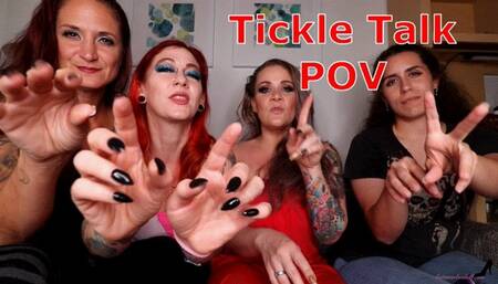 Tickle Talk POV - Scarlett Storm, Whitney Morgan, Draven And Autumn Bodell Four Girl POV Tickling Instruction
