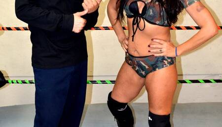 1616-Jezabel v Masked AzulMan - Pro Femdom Wrestling