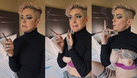 I Get Caught Smoking and Masturbating in your Parents House!