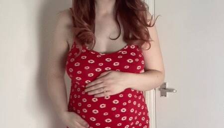 Babysitter gives the husband a belly job