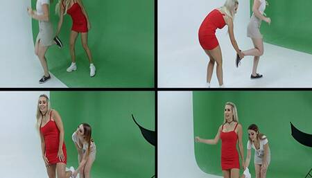 Ashley Quinn Foot Hopping