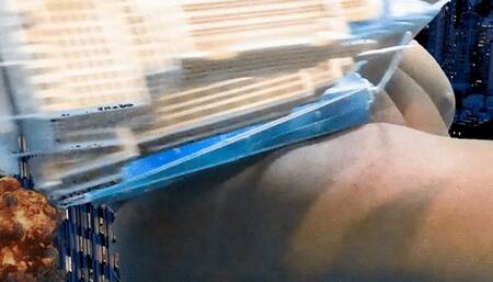 Shrinking fetish - Naked Giantess MXDominion Terrorizes Tiny City POV, femdom, giantess special effects, goddess worship 1080 smaller