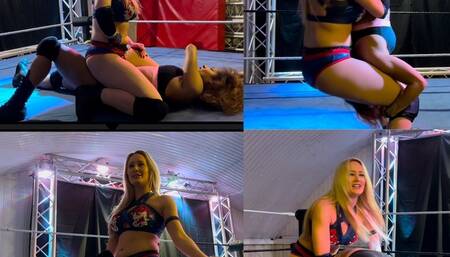 Piledrivers, crotch and stomach kicking