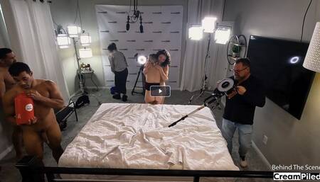 Behind The Scenes with Sophia, Satine and their 5 gangbang guys