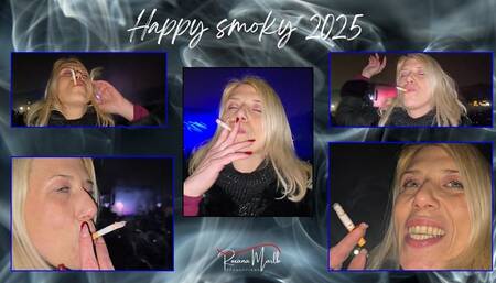 00220 # heavy smoke in new year's eve concert