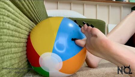 Strict office lady ruins your balls