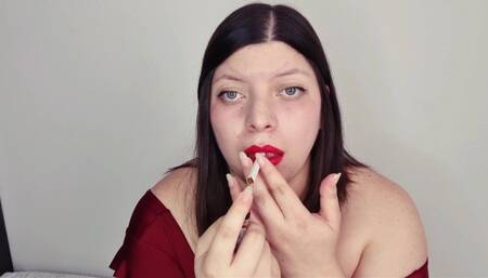Face fetish smoking