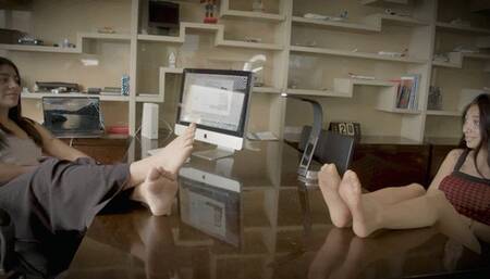 Sasha Blackmails Boss HD