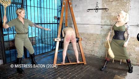 Double Domme! 6 Carpetbeaters! 2 Prisoners! HD for Quicktime