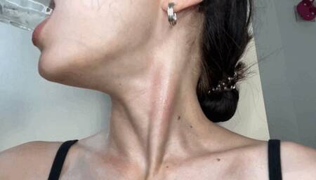 Hard with my adam's apple