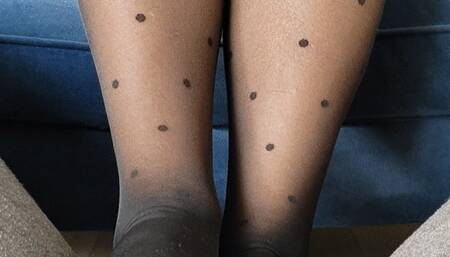 completely ignored at my nyloned feet