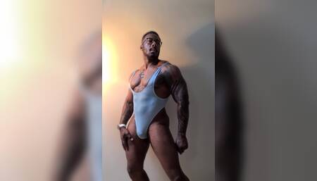 Just a Quick Pose in the Unitard It Feel Great
