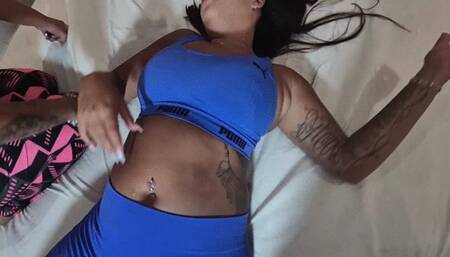 Feel and try to breathe in my sweaty and smelly armpit! By Bruna Paes and Raquel Fisher part 3