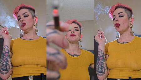 Mistress Allows you to Serve Her as Ashtray Slave