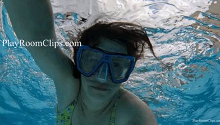 Blue Diving Mask -HD