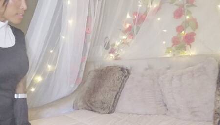 Ember Snow- SISTER-in-law JOI Blackmail Femdom Sunday Solo