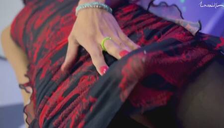 Cute tgirl is a cum bomb