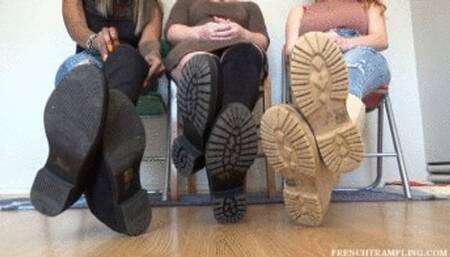 2328 Boots worship with Lilie Noemie Lysa