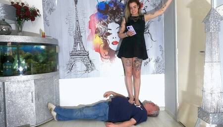 Little Black Dress & Bare Foot Trample (4K)