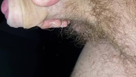 Public Cumshot in the Parking Lot - Public Handjob with a Huge Cock and Curious Voyeurs