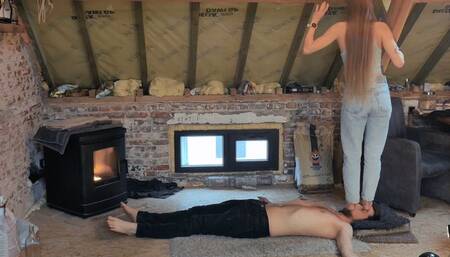 Melting your head under my feet -Lena- (Full Body)