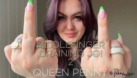 Middle finger draining JOI 2