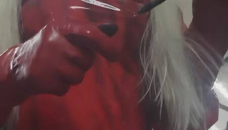 smoking 3 cigs in a holder