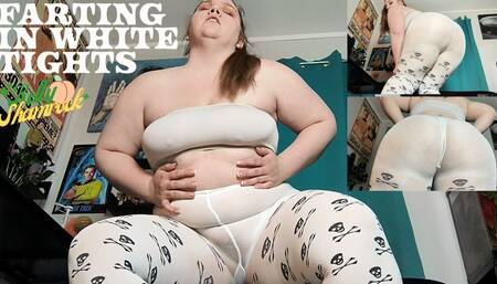Farting In White Tights