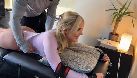 Louise Get an Intense Facedown Tickle Session