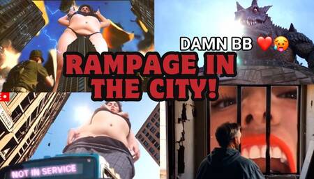 Growth fetish - Rampage in the city