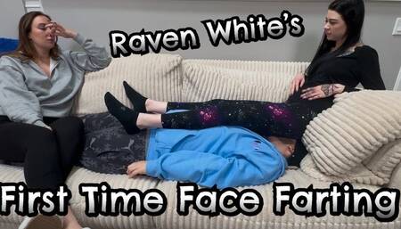 Raven White's First Time Face Farting!