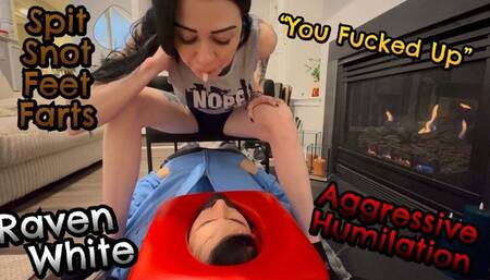 Epic Humiliation! Spit, Snot, Feet, Farts and More with Raven White!