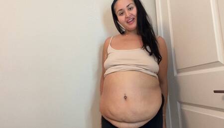 I Cheated On My Diet And My Belly Is So Swollen