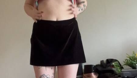 Coco pants me while I film