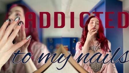 MY LONG SHINY SHARP NAILS