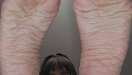 Step mom checked your internet search history and discovers that you like stinky feet She decides to smother you with hers until you get sick of it and never want to see them again You end up loving it and getting hard & she makes you stroke