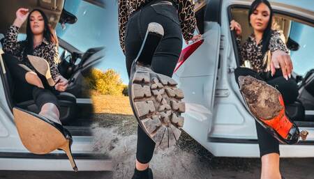 HIGH HEELS Mud and Dirty sole my high heels shoes