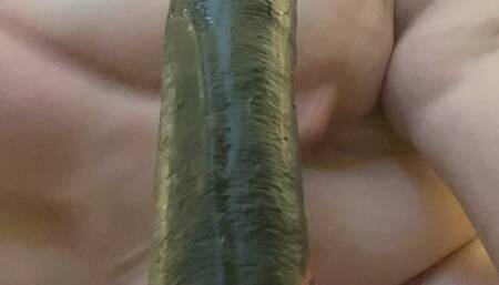 Fucking My Big Black Cock Toy