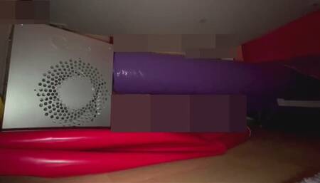 Gibbons Bouncy Castle Blower Overloading Back View