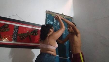 A great FIGHT between Tokyo and his MOTHER with many KEYS and OIL