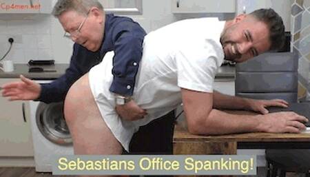 Sebastian's Office Spanking  HD Version