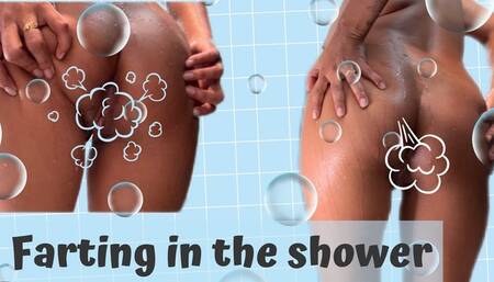 Farts in the shower