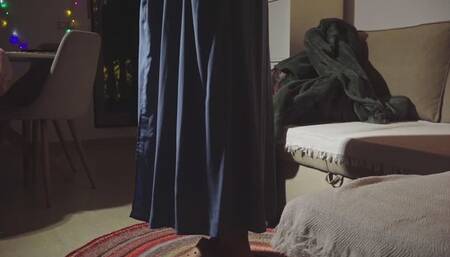 Medieval dress before and after eating