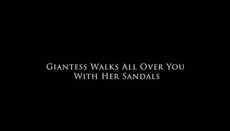Giantess Walks All Over You With Her Sandals - Mari Merlowe 720p