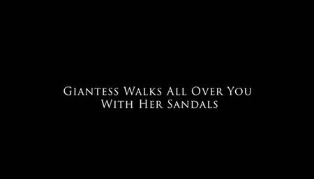 Giantess Walks All Over You With Her Sandals - Mari Merlowe WMV