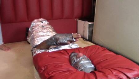 PUNISHING THE SLAVE BY MUMMIFYING HIM AND BEING VERY CRUEL SITTING ON THAT SUCKER'S FACE PART 1 BY ADRIANA AND DANIEL SANTIAGO CAM BY ALINE FULL HD