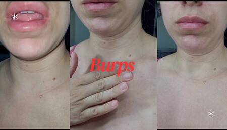 Burping after a soda