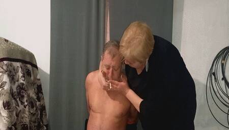 Made the neighbor smoke MP4